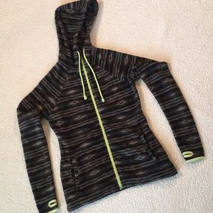Billabong native print hooded zip